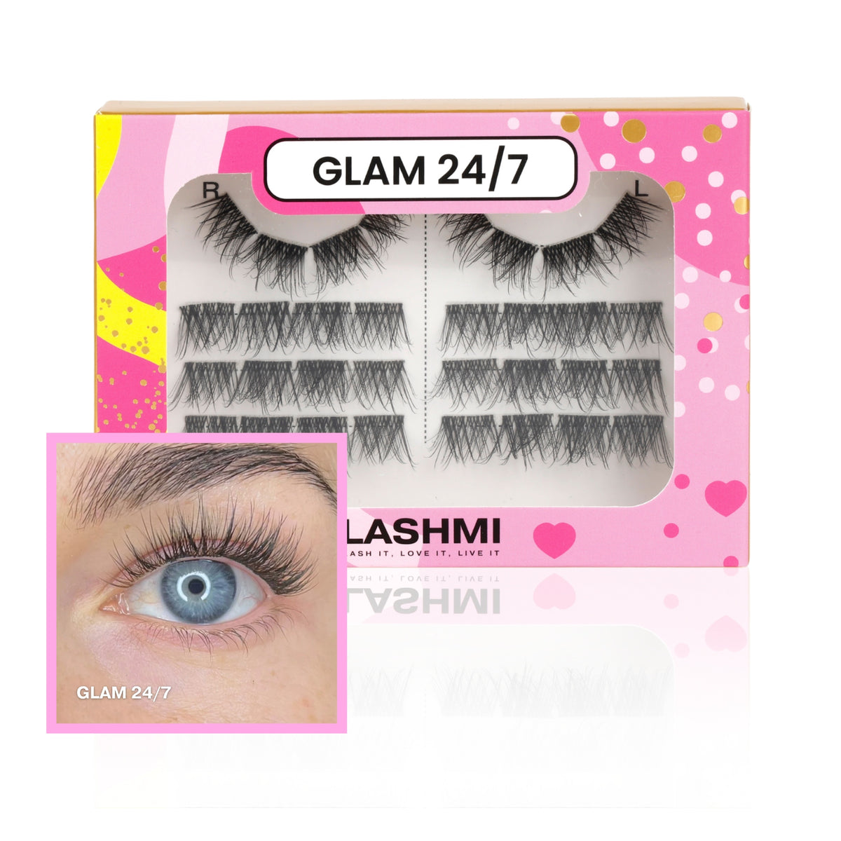 Starter Kit with 4-pack Pre-cut Lashes