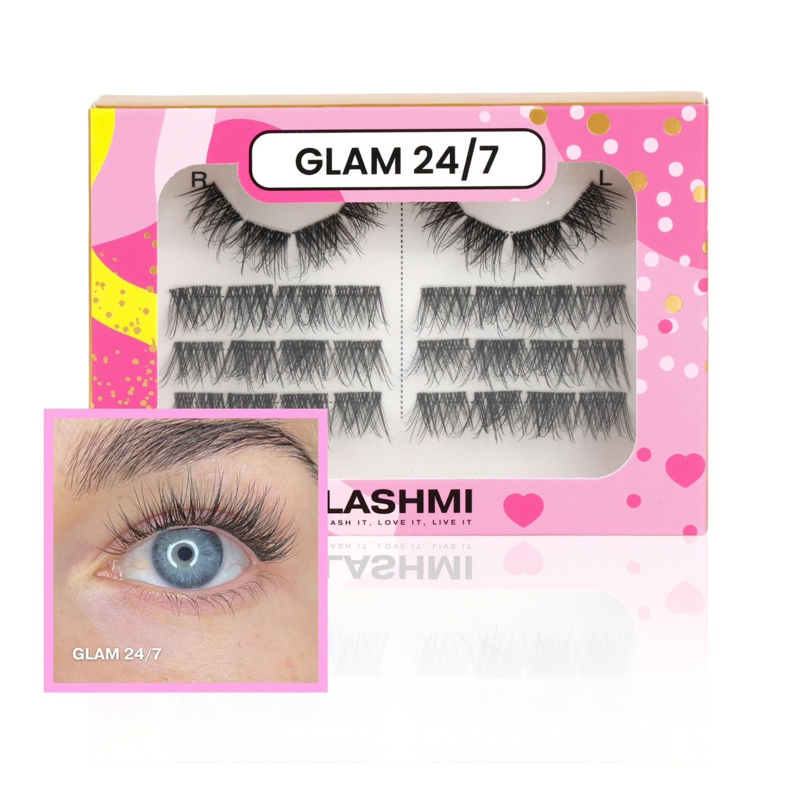 Starter Kit with 4-pack Pre-cut Lashes