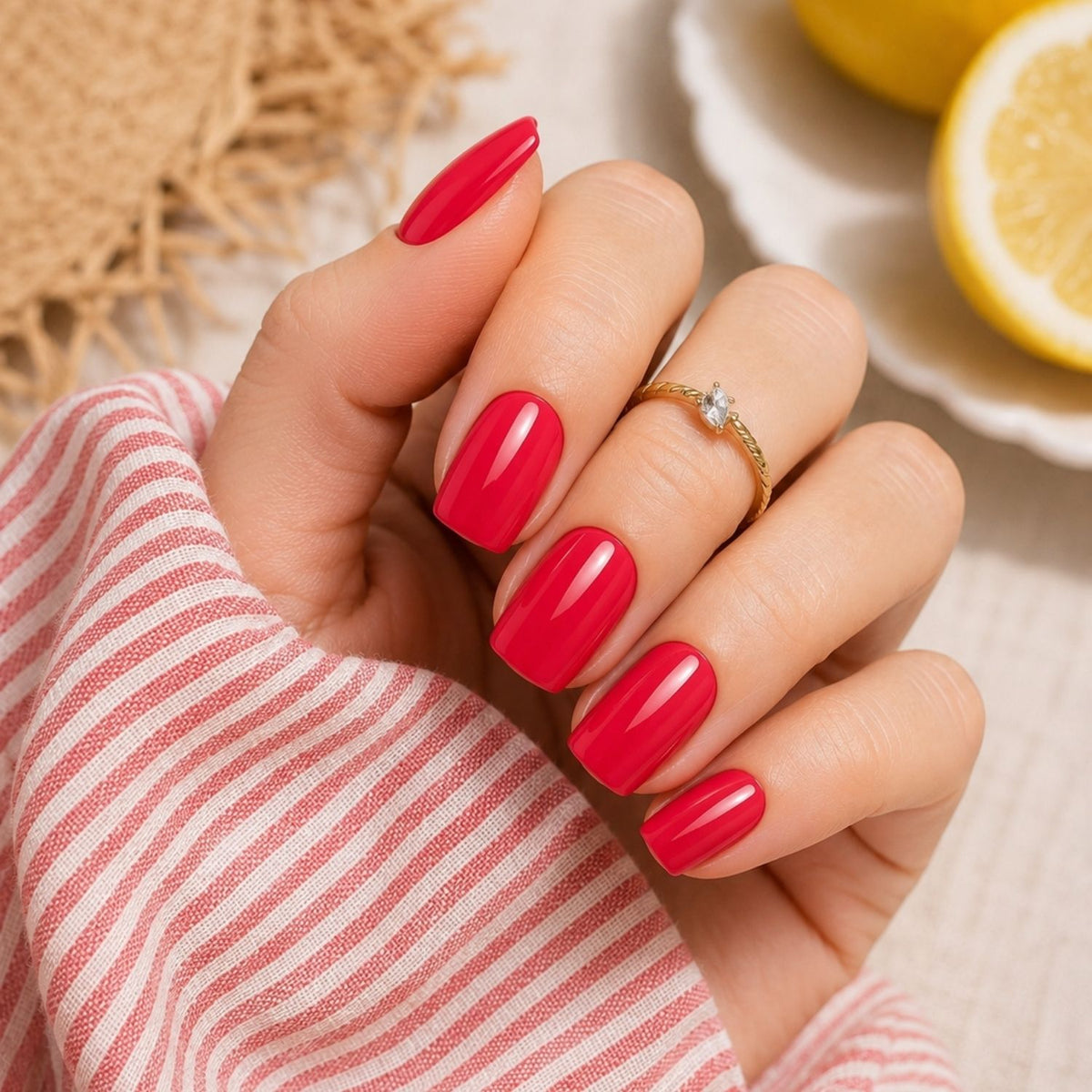 Poppy Red - Press On Nails