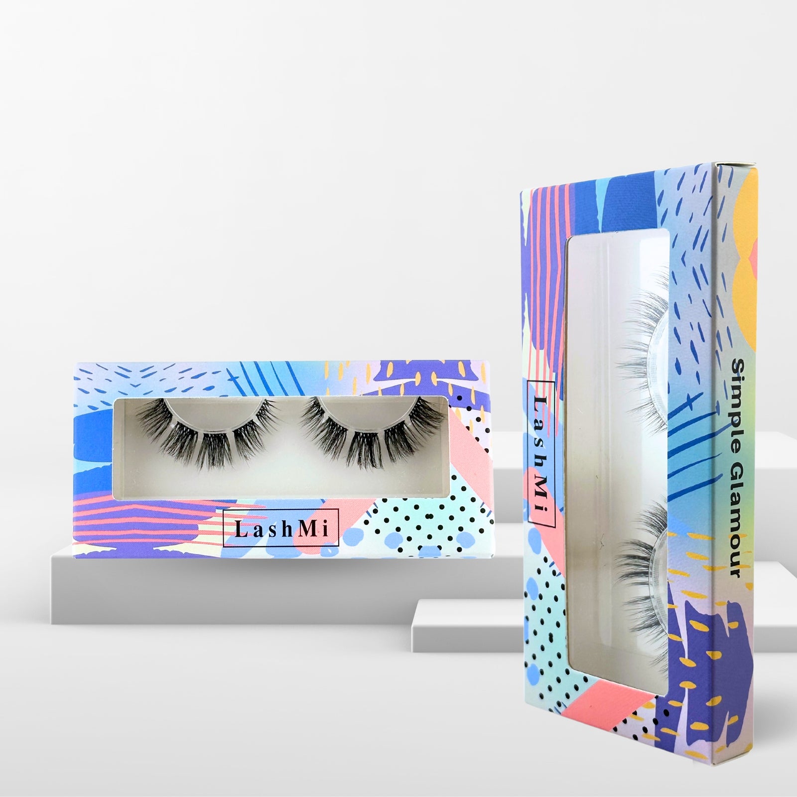 Starter kit with three packs of pre-cut lashes