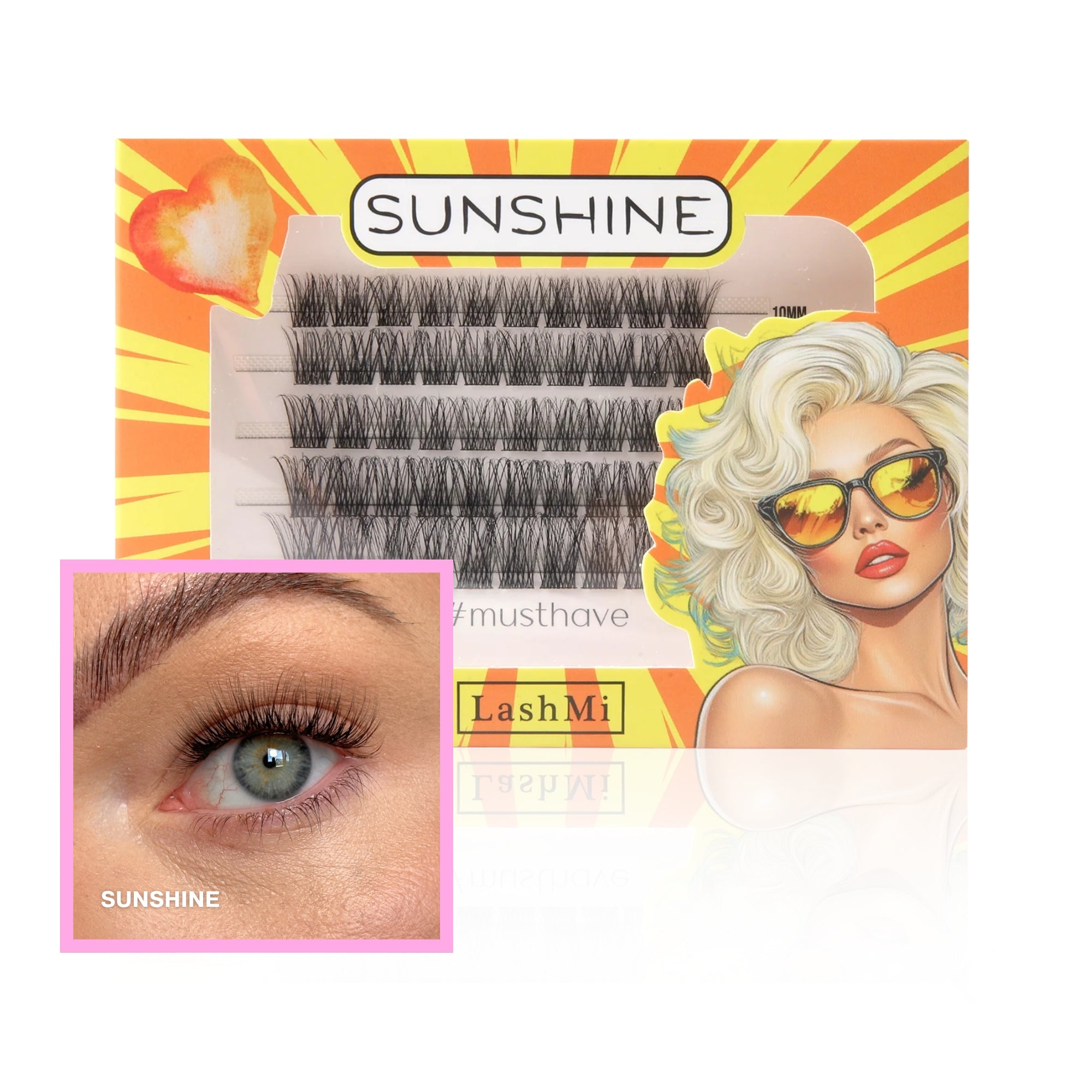 Sunshine Cluster Lashes