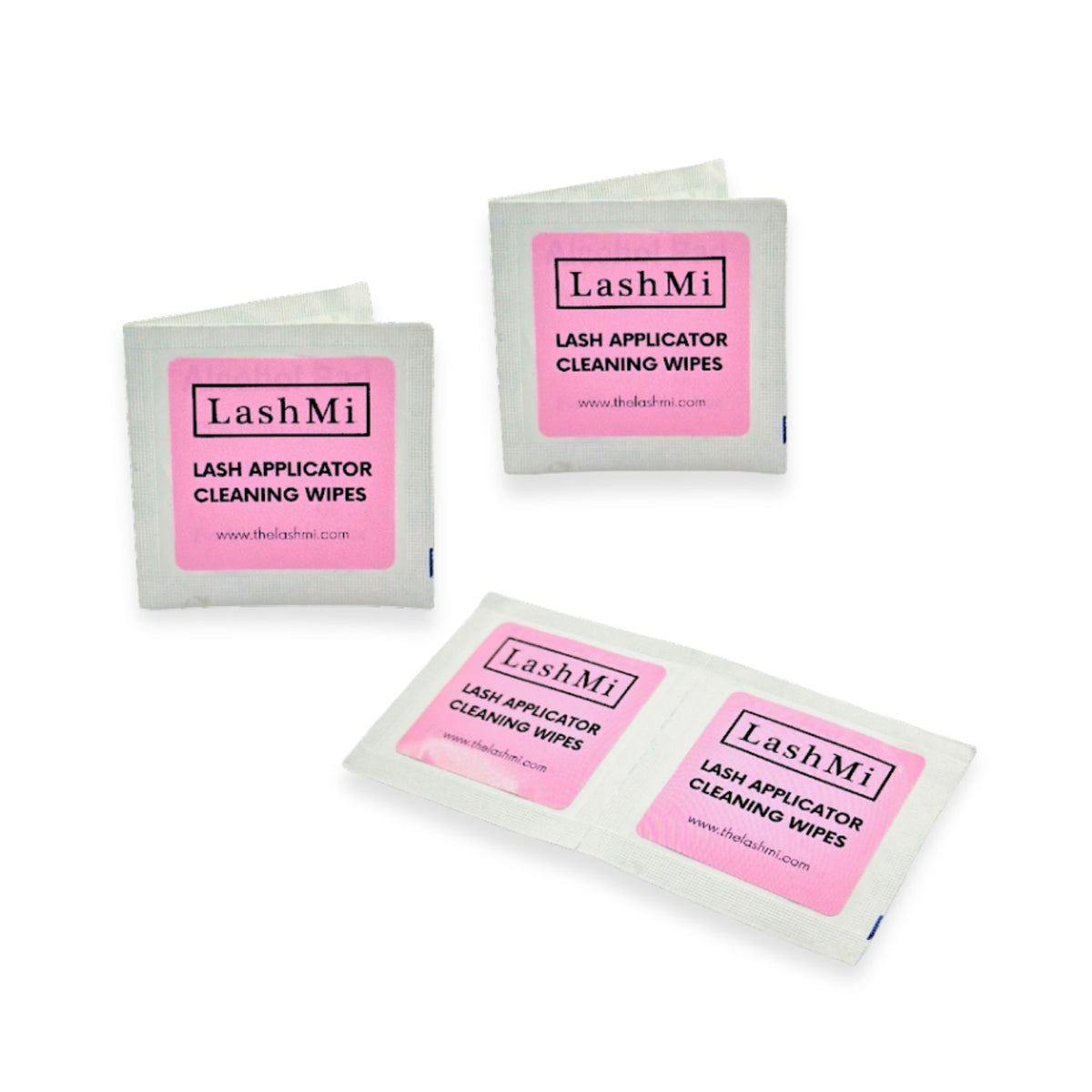 Lash applicator cleaning wipes 6-pack